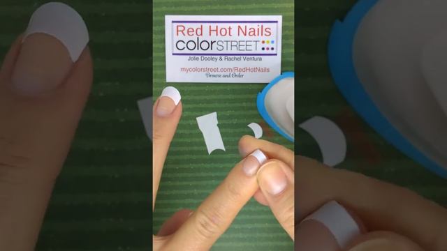 French tip trick - Color Street Nail Strips смотреть онлайн