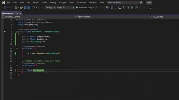 КАК СДЕЛАТЬ ПРОСТОЕ УПРАВЛЕНИЕ В UNITY! | HOW TO MAKE A SIMPLE PLAYER CONTROL IN UNITY!