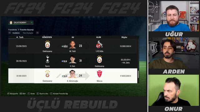 FC 24 ÜÇLÜ REBUILD LİGİ BAŞLADI! // ÜÇ BÜYÜKLER TRANSFER REBUILD @OnurOnline @UKarakullukcu смотреть онлайн