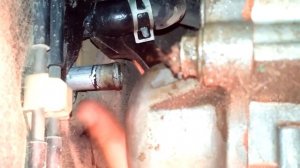 Подключение шлангов установки к печке