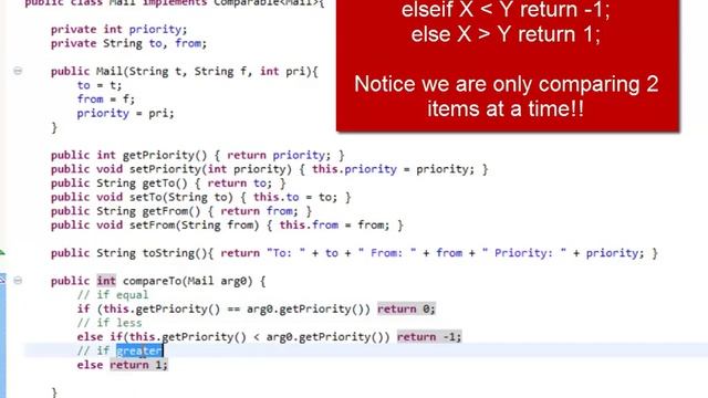 Java Priority Queue Example for Mail смотреть онлайн