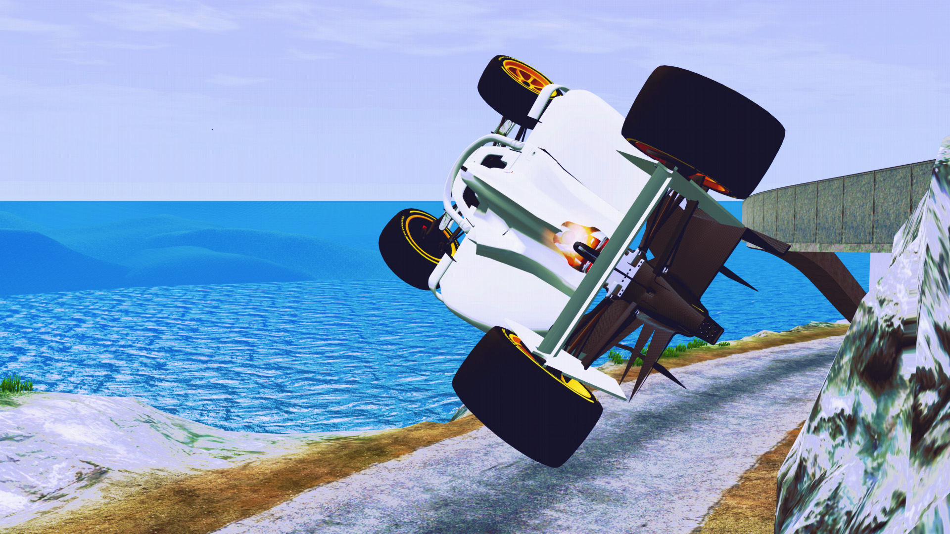 Beamng drive - Падение с обрыва 13 | HITGAMEZ