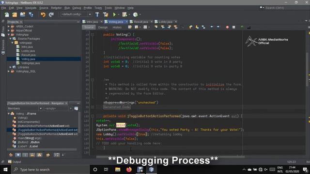 Java Project For Beginners - Voting Application in NetBeans | Without SQL | NetBeans | 2020 смотреть онлайн