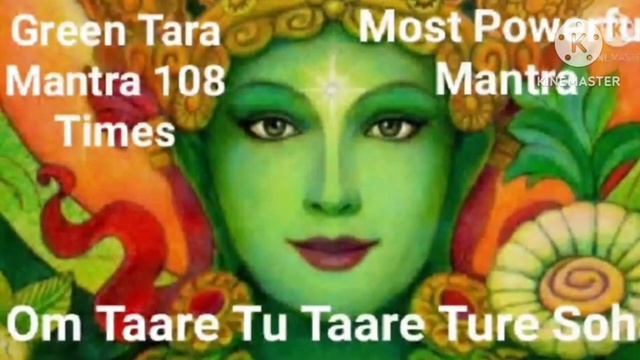 ?Green Tara Mantra 108 Times/Most powerful Mantra/OM TARE TU TARE TURE SOHA✅️ ग्रीन तारा मंत्र смотреть онлайн