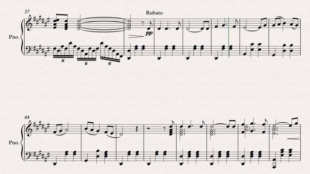 Etude in D# Minor, for Piano смотреть онлайн