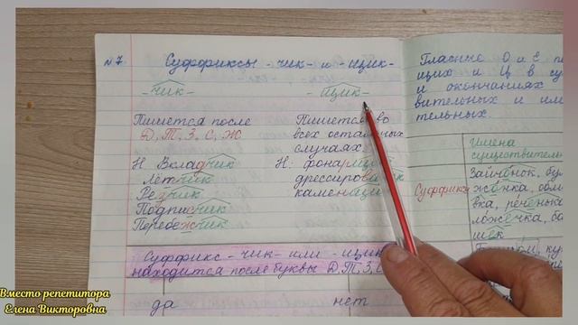 7.Правописание суффиксов -чик-, -щик- смотреть онлайн