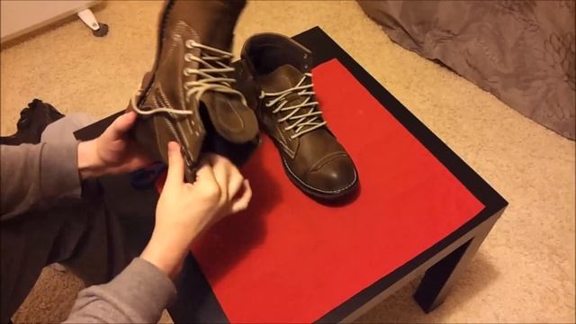 Мужские ботинки с сайта Алиэкспресс. Timberland. смотреть онлайн