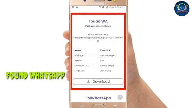 Found Whatsapp Download Kaise Karen।How To Update Found Whatsapp। Found Whatsapp Update V9.05। TGT