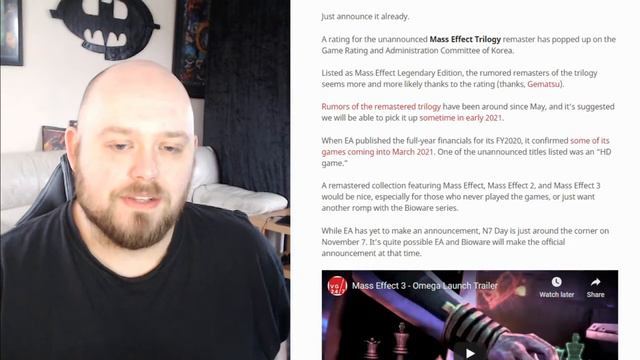Mass Effect Legendary Edition Rated In Korea смотреть онлайн