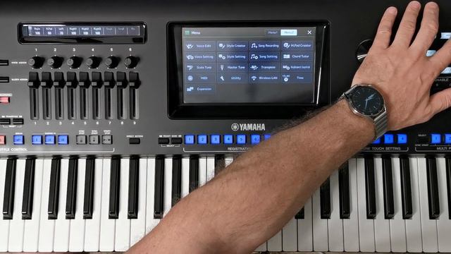 Midi & Audio recording Yamaha Genos - Tutorial nr.8 смотреть онлайн