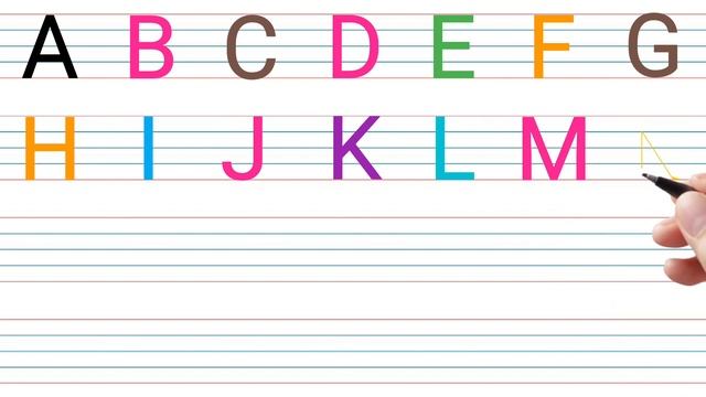 Let's start capital ? l A to Z capital letters for kid's l watch and learn A B C D смотреть онлайн