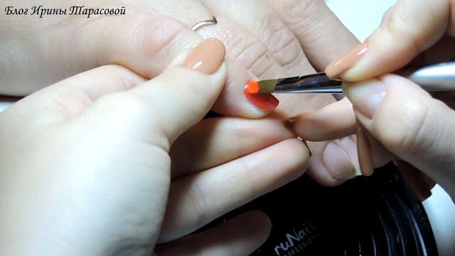 Покрытие натуральных ногтей цветным гелем от DIAMANT смотреть онлайн