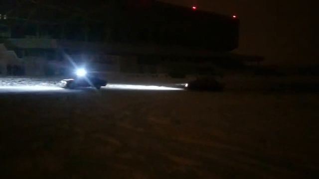 Зимний дрифт. Боевая класика в действии