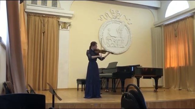 Бах Соната C-dur для скрипки Соло,Largo и Allegro Assai