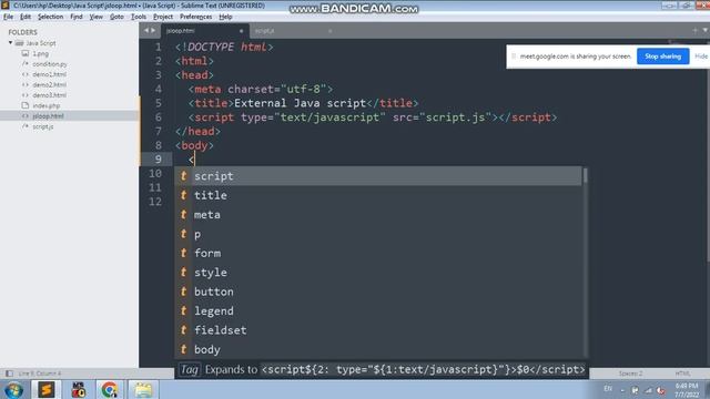 How to add External Java Script Code in Html Page | Complete - Guide смотреть онлайн