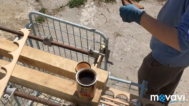 «Воздушная» винная полка из дуба смотреть онлайн