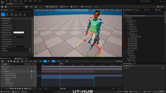 Анимация на движке Unreal Engine5#5 смотреть онлайн
