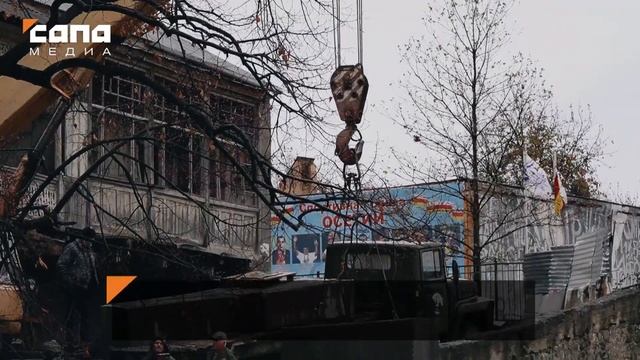 Старый мост в Цхинвали после его сноса смотреть онлайн