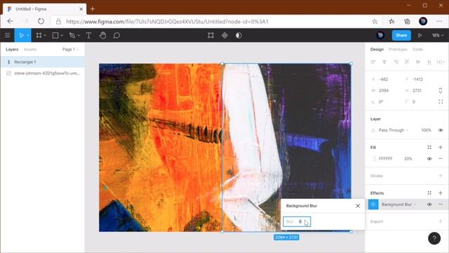 How to Create a Frosted Glass Effect in Figma смотреть онлайн