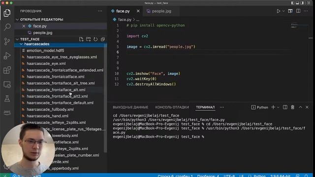 Компьютерное зрение с библиотекой OpenCV и нейросетями смотреть онлайн