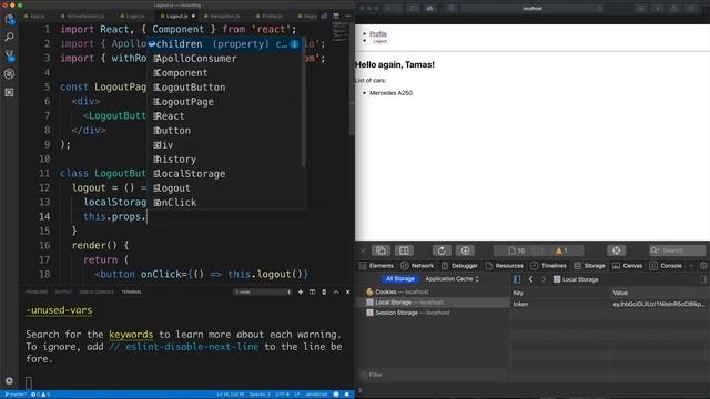 38Creating a Logout Functionality using React and GraphQL смотреть онлайн