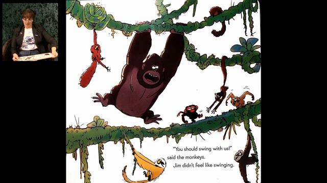 Grumpy Monkey by Suzanne Lang l Storytime with Professor Fable смотреть онлайн