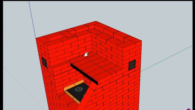 Кладка своими руками печь Шведка А Бацулина двухколпаковая с духовкой.