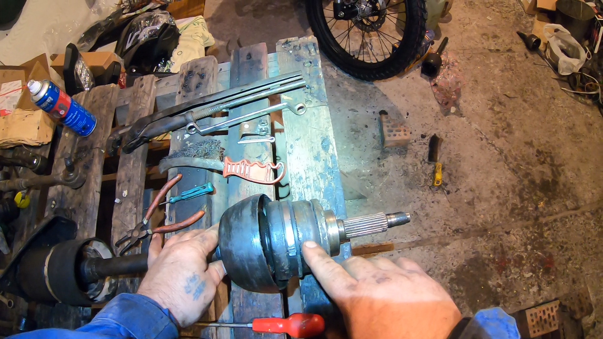 как затянуть хомут на шрусе смотреть онлайн