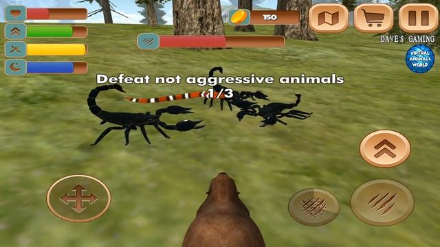 Beaver Simulator 3D Animal Quest Game-By Virtual Animals World-Android смотреть онлайн