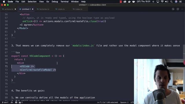Codesandbox - Modals suggestion смотреть онлайн