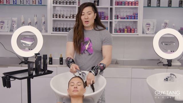 Instant Hair Repair at Home / Guy Tang #MyHero Nourishing System смотреть онлайн
