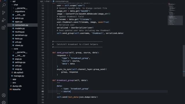 Realtime Chat - 22 Send Thumbnail via WebSocket смотреть онлайн