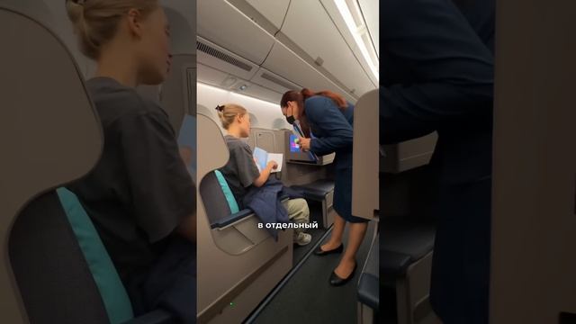 Как устроен бизнес класс самолета. Инста и тг канал — listopad_diana # #реки #шортс #самолет #трэве смотреть онлайн