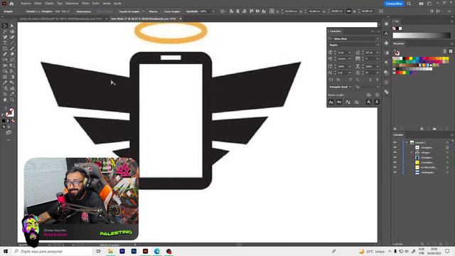 Criando e fechando arquivos para gráfica (Adobe Illustrator) смотреть онлайн