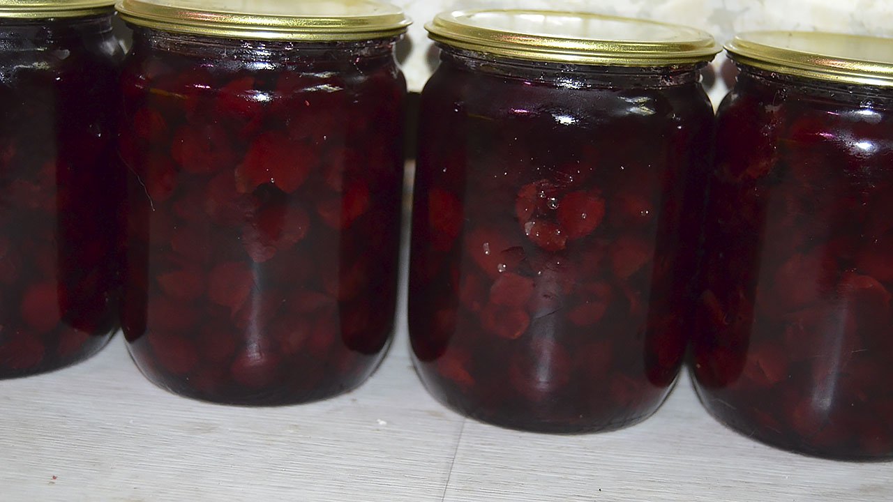 Вкусный вишневый джем пятиминутка тонкости и секреты приготовления смотреть онлайн