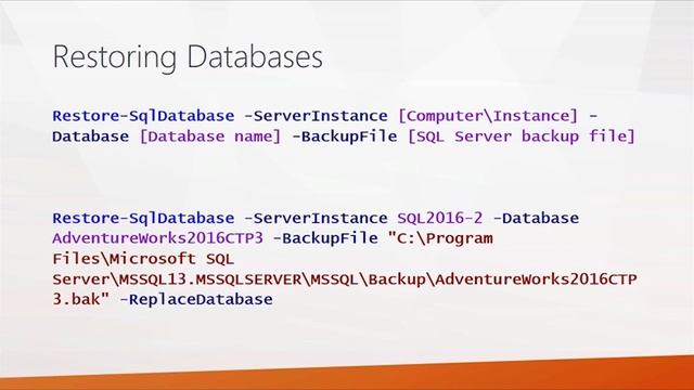 Managing SQL Server with PowerShell: Part 2 - The Tasks смотреть онлайн