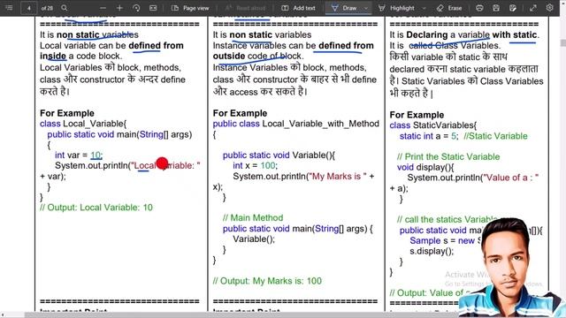 J_2.2 Varible ll Java ll by Shubham ll Learn with Me ll I am Studen ll HackerKing ll смотреть онлайн