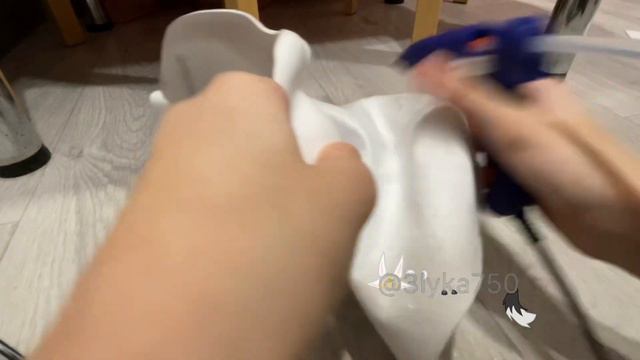 ТУТОР КАК ОБКЛЕИТЬ ФЕТРОВ(ФЛИСОМ) МАСКУ!)#квадробика #квадробикатоп #кошка #хвостик #cute смотреть онлайн