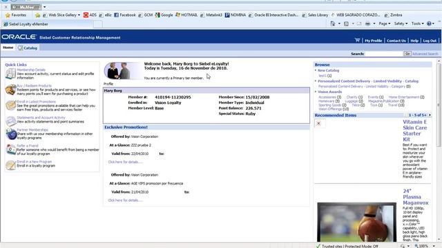 Oracle Siebel: Módulo de fidelización de clientes para el sector de gran consumo смотреть онлайн