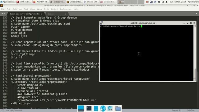 5. Installasi & Konfigurasi XAMPP Linux pada Debian Server смотреть онлайн