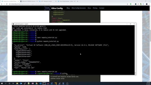Introduction to NAPALM Network Automation on Cisco IOS смотреть онлайн