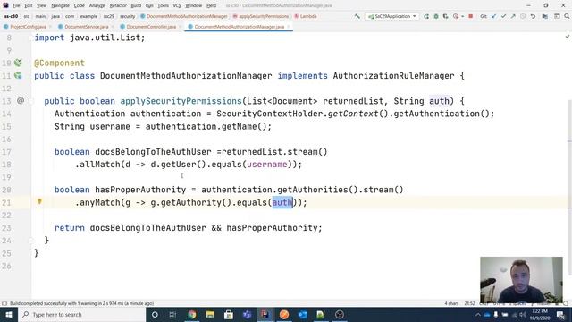 Spring Security - Lesson 30 - @Secured and @RolesAllowed смотреть онлайн