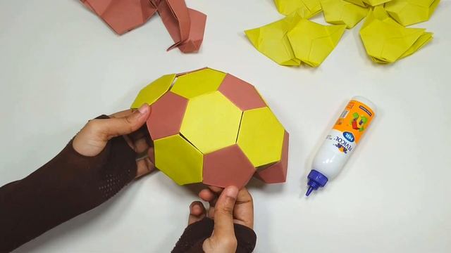 How to Make a Paper Soccer Ball | Origami Football | Origami Paper Craft Easy смотреть онлайн