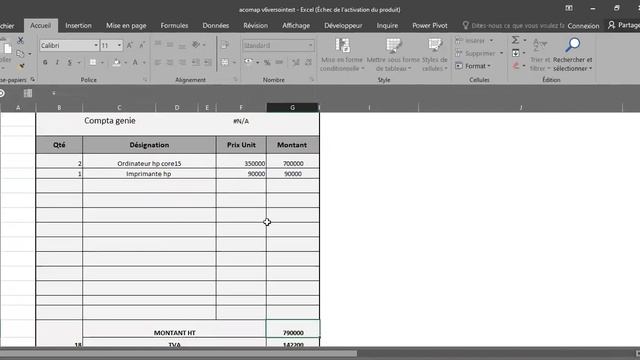 Comment présenter une facture de vente et l'archiver avec Excel ? смотреть онлайн
