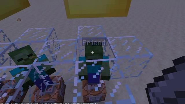 Командные блоки Minecraft№11 - Как сделать имя моду смотреть онлайн