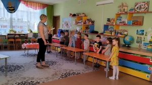 Занятие в старшей группе "Пчёлка" по патриотическому воспитанию