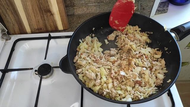 КАК ПРИГОТОВИТЬ ТУШЕНУЮ КАПУСТУ и ФАРШ ИНДЕЙКИ самый полезный ужин смотреть онлайн