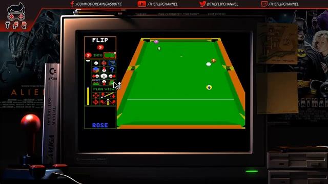 Flip VS Archer MacLean's Pool - Longplay [ Commodore Amiga 500 ] [ Livestream ] смотреть онлайн