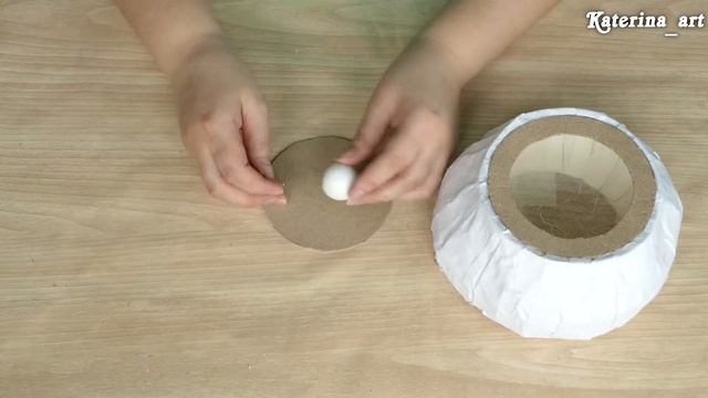 Круглая шкатулка из картона/Своими руками/DIY/Round cardboard box смотреть онлайн