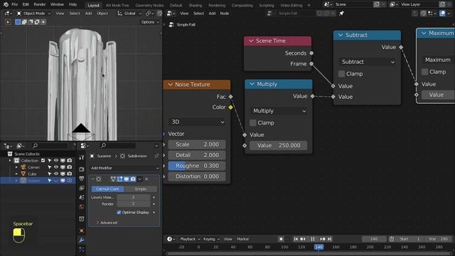 Melting Effect With Geometry Nodes in Blender - Tutorial смотреть онлайн